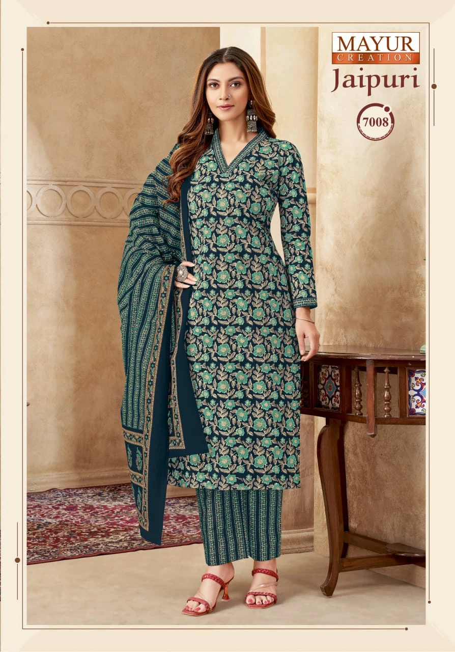 Mayur Jaipuri Vol 7 Cotton Wholesale Readymade Salwar Suit Catalog